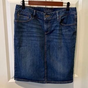 Esprit Denim Pencil Skirt Size 10 EUC